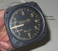 AIRCRAFT PART GAUGE BEECHCRAFT VERTICAL SPEED P/N 7040 B4L AS IS REASONABLE