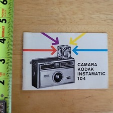 KODAK CAMERA INSTAMATIC 104 MANUAL BOOKLET INSTRUCTION VINTAGE 19