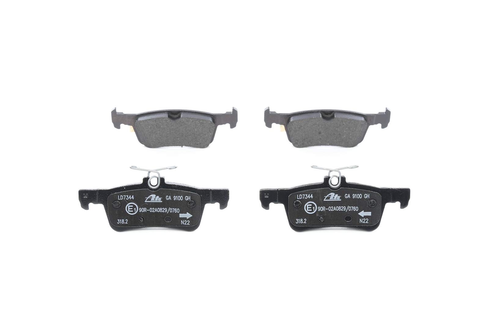 Plaquettes de frein Ford Fiesta 1.5 TDCi en céramique anti-poussière et silencieuses