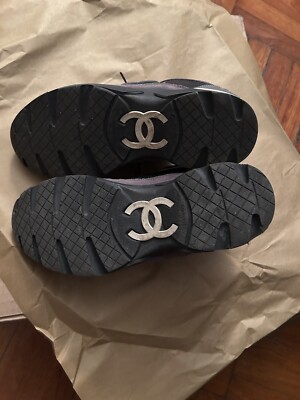 CHANEL シャネル スニーカー 緑 EU36(22.5cm位) 4100124E0002 Chanel CC Logo Sneaker Women Size 36 | eBay