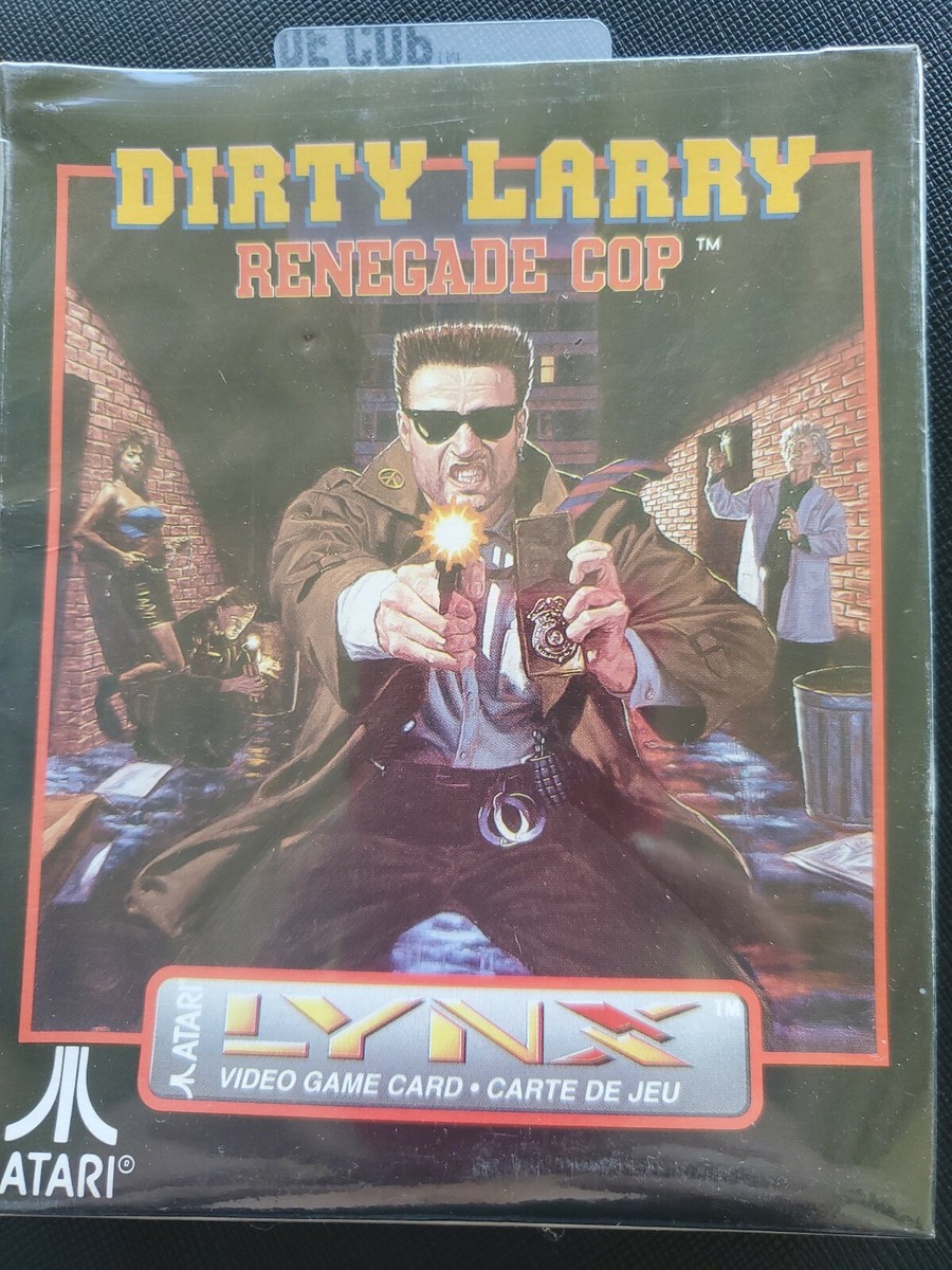 DIRTY LARRY Atari Lynx NEW DAMAGED BOX Factory Sealed
