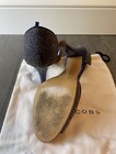 Marc Jacobs High Heels 8M D’orsay Blue Peep Toe Dress Shoes Holiday Party — photo 4