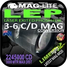 MAGLITE LEP LASER CONVERSION UPGRADE  3-6 C/D 10W BULB GLOBE TORCH FLASHLIGHT AU