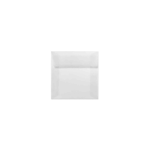 LUX 5 x 5 Square Envelopes 2 11/16 x 3 11/16 Clear Translucent 8505-50-50