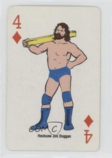 1988 WWF Super Stars Playing Cards Hacksaw Jim Duggan #4D 0d1z