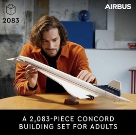 LEGO - 10318 - Icons - Concorde Supersonic Aircraft - 2,083 Pieces - New Sealed
