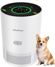 Air Purifier for Bedroom Home,CADR 305m³/h, 5 Speed, 3 Timer, Quiet Sleep Mode, 
