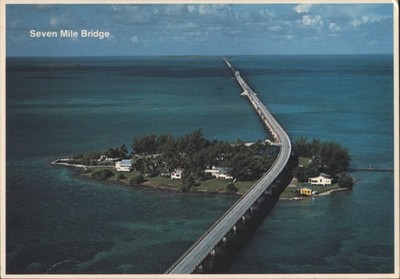 John Sturgeon Pigeon Key, Florida FL Seven Mile Bridge Crossing Key Vintage