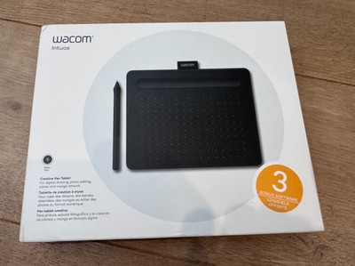 Wacom Intuos CTL-4100 Small Drawing Tablet - Black -
