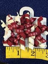 Vintage Gymboree Curly Hair Bow Clips 2010 Alpine Sweetie NEW