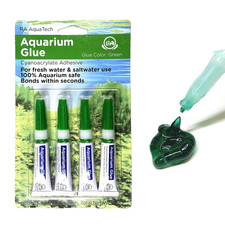 4 Pcs Aquarium Glue Green for Plants Moss Aquascaping Instant Safe