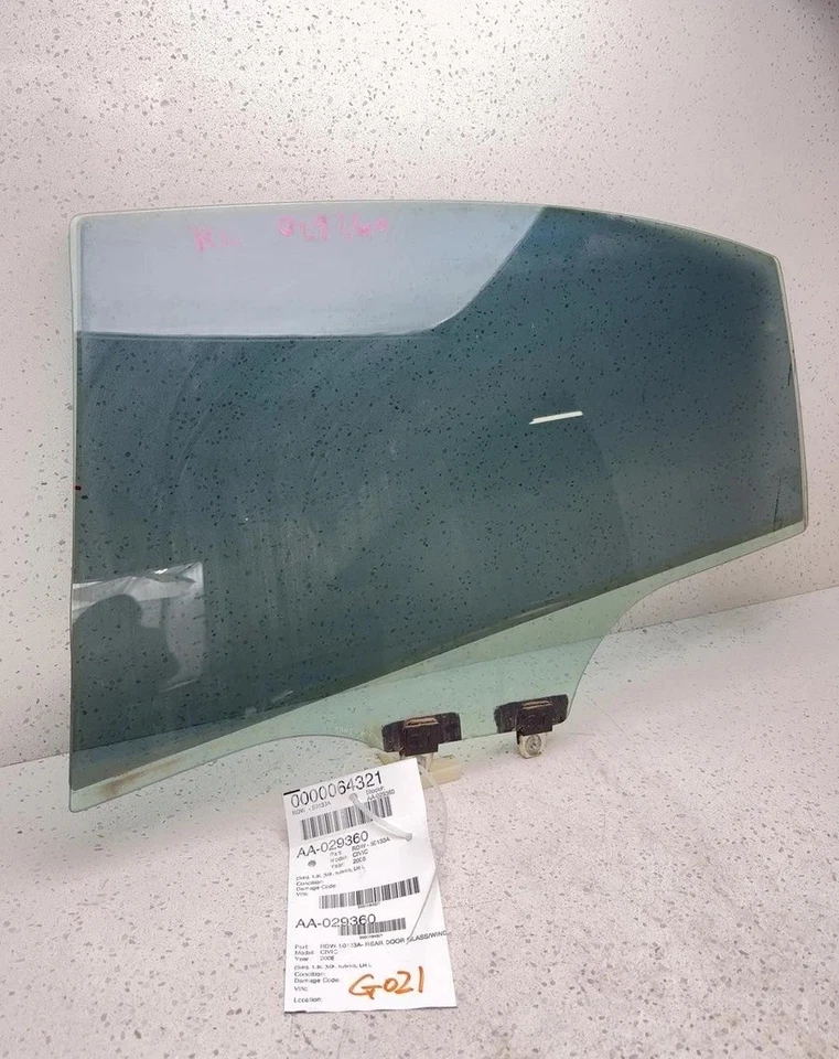 2006 2007 2008 2009 2010 2011 Honda HONDA CIVIC Left Rear Door Glass/window Foto 4 de 4