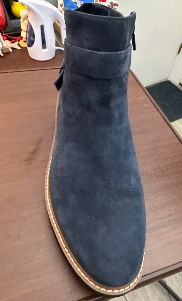 Naturalizer Mujer Aster Boot 9 Ancho Azul Marino Usado - Usado en Excelente Condición Foto 4 de 4