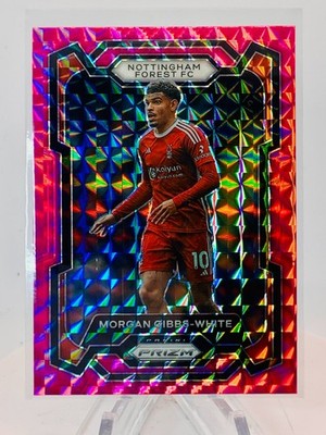 2023-24 Panini Prizm Premiere League Soccer Morgan Gibbs-White Pink Mosaic #243