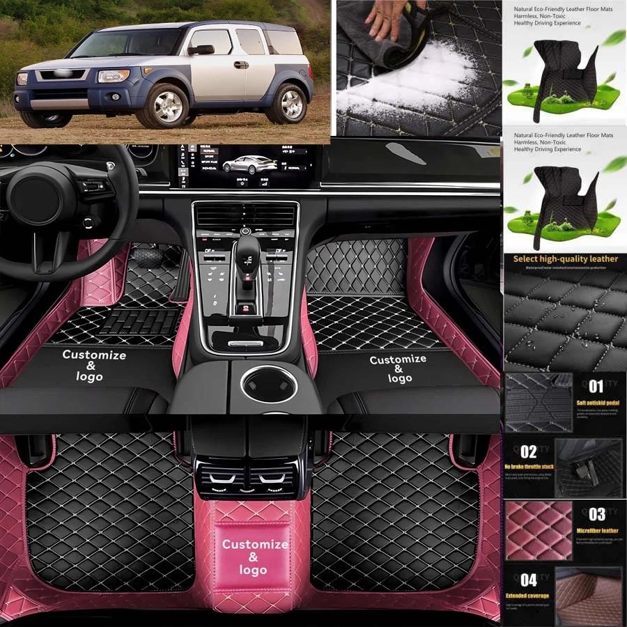 For Honda Element Car Floor Mats Carpets Cargo Liners Custom All Weather — 第 2/4 张图片