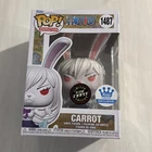 Funko Web Exclusive Pop One Piece Carrot 1487 Limited Glow Chase