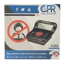 CPR V202 Call Blocker Blocks Robocalls Scam  Unwanted Telemarketing Calls