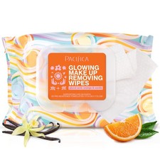 Pacifica Glowing Makeup Remover Wipes With 30 Count Pack of 1 , Multi