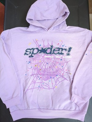 New) Sp5der SS23 Punk V2 Acai Hoodie Sz XL | eBay