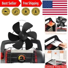 Wood Stove Fan for Propane Heater, Heat Powered Fireplace Fan Thermoelectric ...