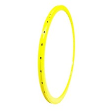 cerchio scatto fisso 28 profilo 30mm alluminio 36 fori giallo RIDEWILL BIKE bici