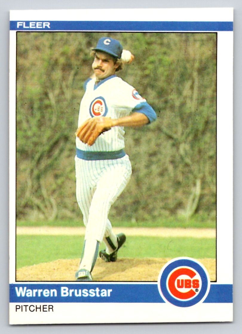 1984 Fleer - Warren Brusstar #487 - *Near Mint*