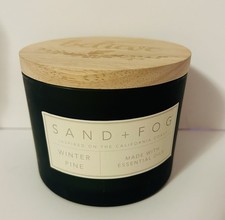 SAND AND FOG  340g/12oz Christmas *Winter Pine* Scented 2 WICK SOY CANDLE #S1