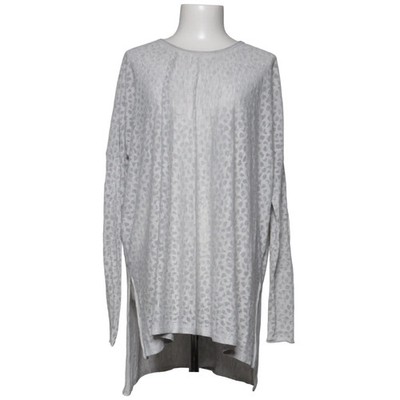 H&M, Strickpullover, Größe: L, Grau, Leopard, Damen #jmB