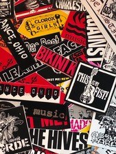 REAL Punk/Hardcore Promo Stickers Customize STICKER Order- Choose 1 or multiple