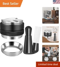 Espresso Accessories Kit 51mm Coffee Distributor Tamper WDT Tool Dosing Funnel