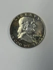 1963 Uncirculated Proof  Philadelphia Mint Silver Franklin Half. 50c Beautiful