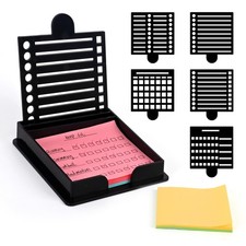 Sticky Note Holder for Post It Notes 3x3 in Stencil Display
