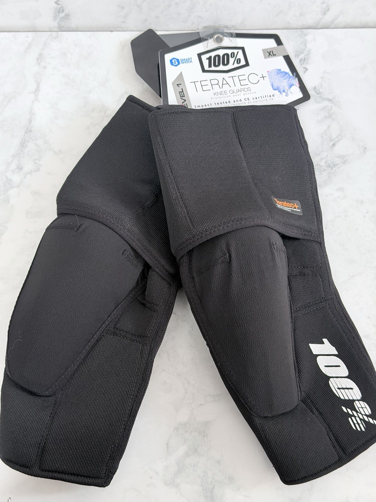 Ginocchiere 100% Teratec+ MTB Mountain Bike Protezione Nero Taglia XL Nuove �� foto 5