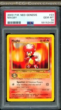 PSA 10 ⭐️ Pokemon Magby 23 Neo Genesis Unlimited Vintage Non-Holo on eBay