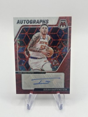 2023-24 Panini Mosaic Basketball Isaiah Hartenstein AUTO International Red