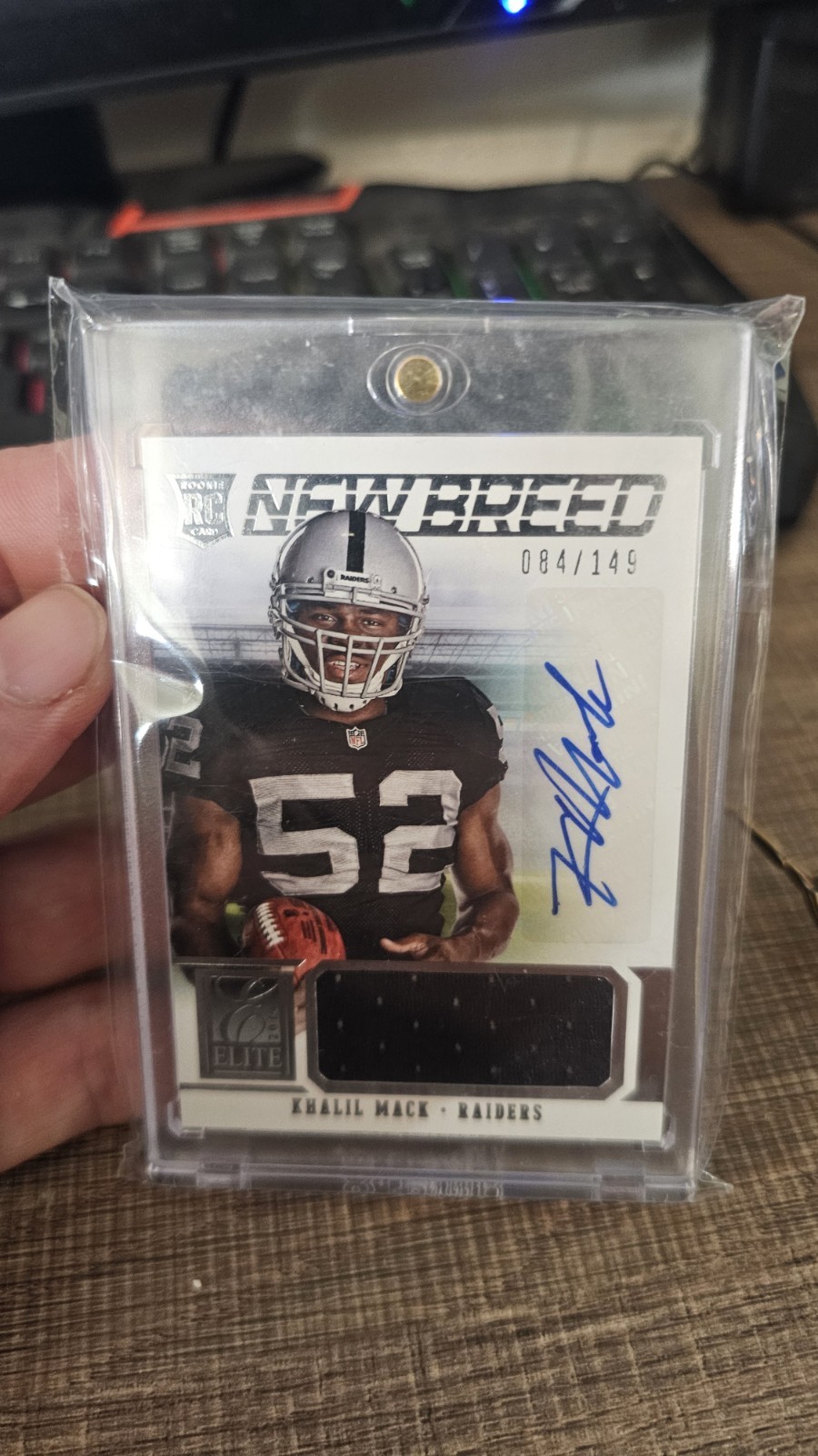 Khalil Mack Panini Elite New Breed #34 Signature