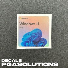 1x Windows 11 Pro Holographic Desktop / Laptop sticker label NEW