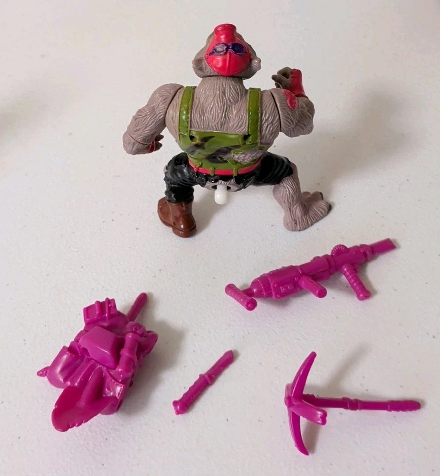 Dirtbag 100% Complete Teenage Mutant Ninja Turtles TMNT 1991 Playmates Vintage - Image 2 of 4