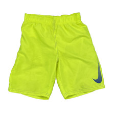 Nike Basketball Shorts Kids Small Neon Training Sportswear Gym 90's Tennis Run