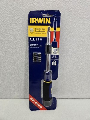 Irwin Tools 5''-11'' Extending Screwdriver With 5 Impact Bits 1948779