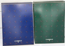 Vtg Cambridge Notebook Legal Pad Numbered  Pr...