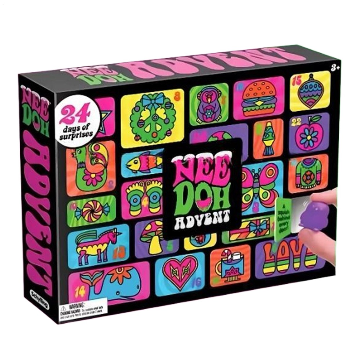 Nee Doh Advent Calendar Merry Squishmas 24 Mini Squish Toys