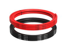 16 AWG Electrical Wire - 10 Feet 5 Ft Black, 5 Ft Red - 16 Gauge Silicone Wire