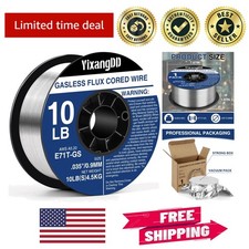 0.035" Gasless Flux Core Welding Wire, 10lb Spool - For Superior Performance