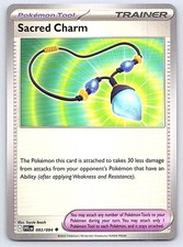 SACRED CHARM 093/094 PHANTASMAL FLAMES POKEMON TCG CARD