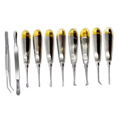 Micro Surgery Instruments Set Of 10Pcs (Dental Surgery) Tool Stainless Steel Kit