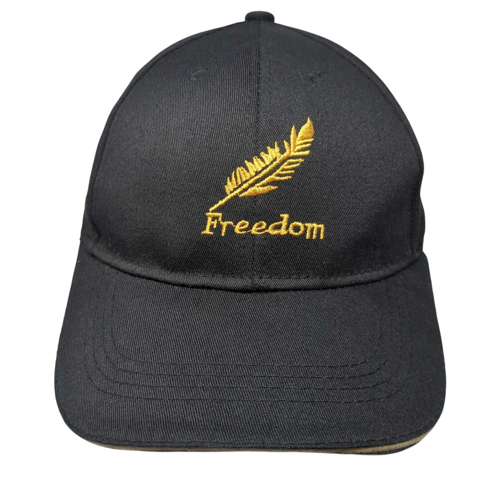 Freedom Slideback Hat Solid Black One Size Adjust… - image 1