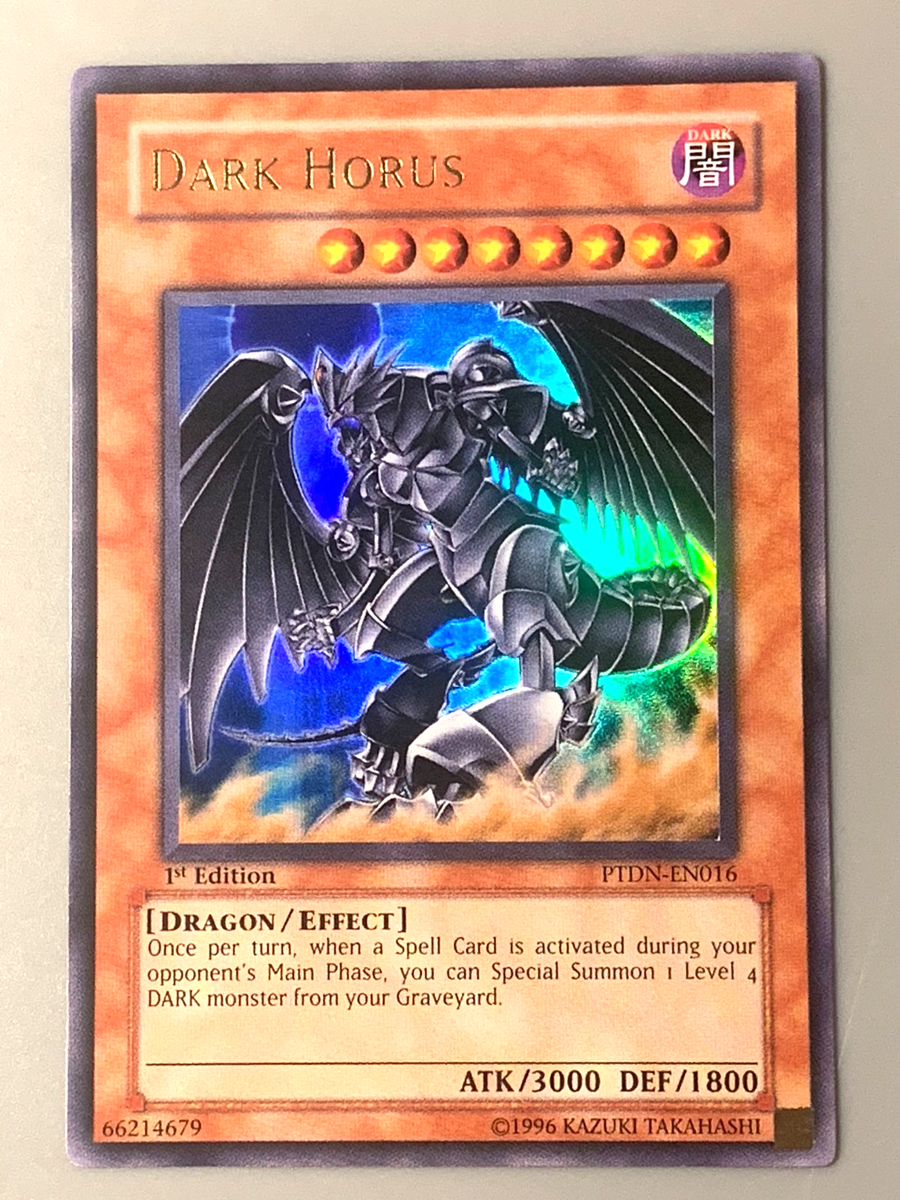 new horus cards yugioh Yu-Gi-Oh! - The Black Flame Dragon LV8 (SOD-EN008) - Soul of The Duelist - 1st Edition yugioh Dark Horus PTDN-EN016 Ultra