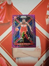 2020-21 Panini Prizm Base Rookie Fast Break Purple Cassius Winston /75