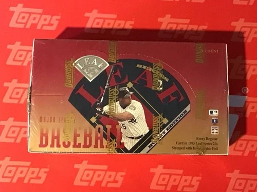 1995 Donruss Leaf Baseball Series 2 Hobby Edition Box Factory Sealed 30 packs